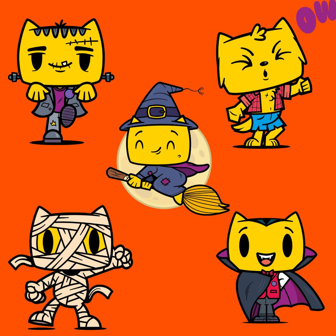 Halloween Dizzy Characters